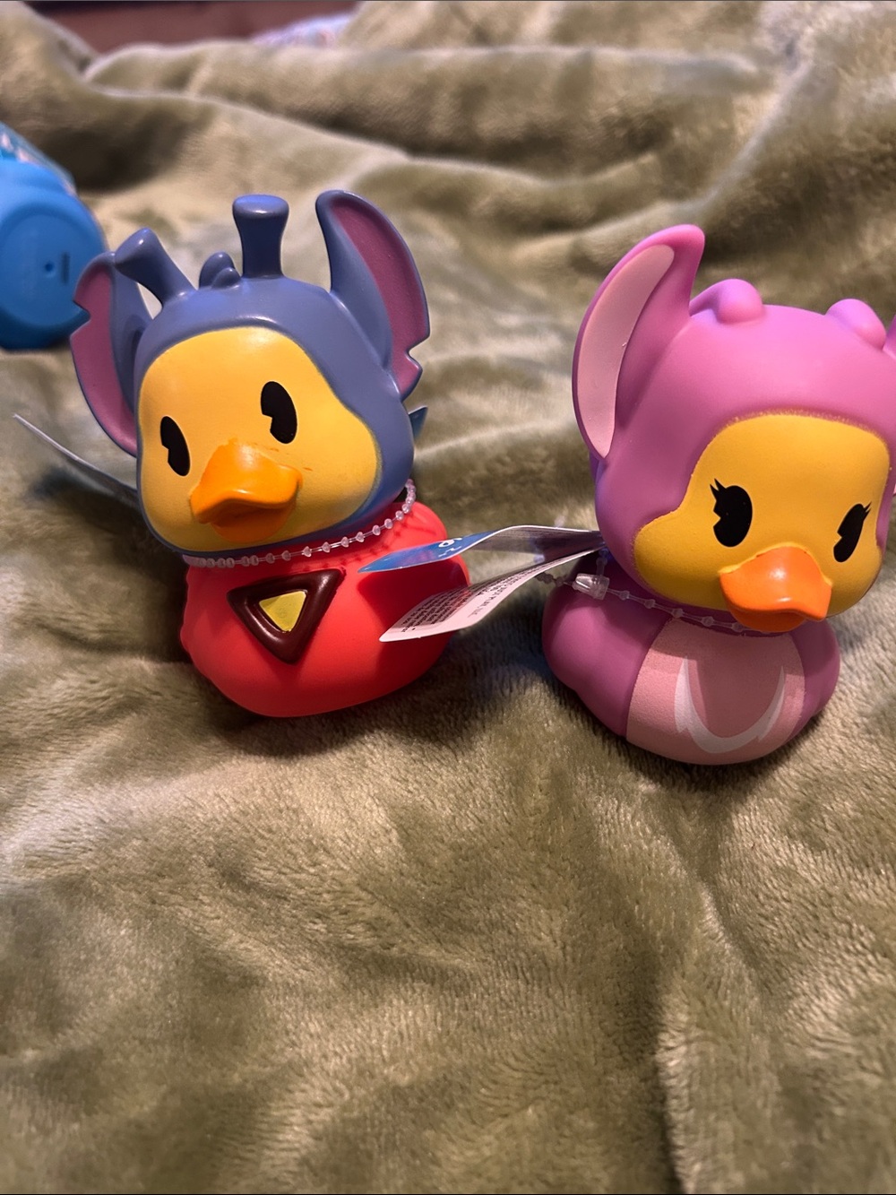 Disney Leo & Stitch Duck Collectible Bath Toys
